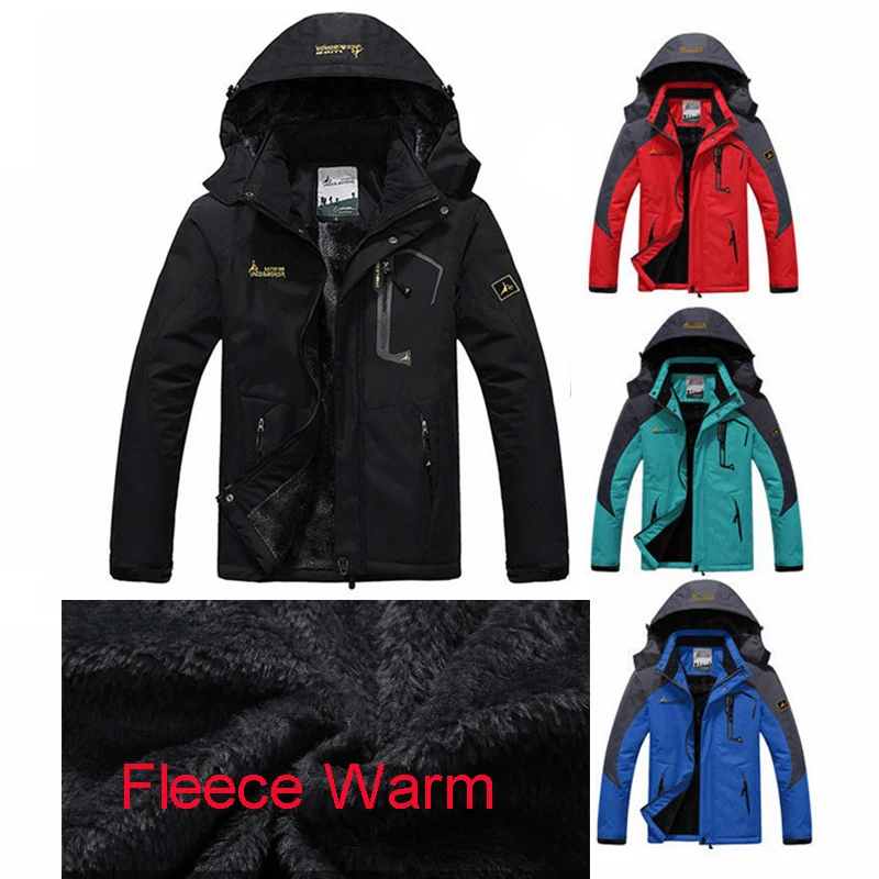 SJ MAURIE Мужская зимняя уличная спортивная куртка флисовая внутренняя