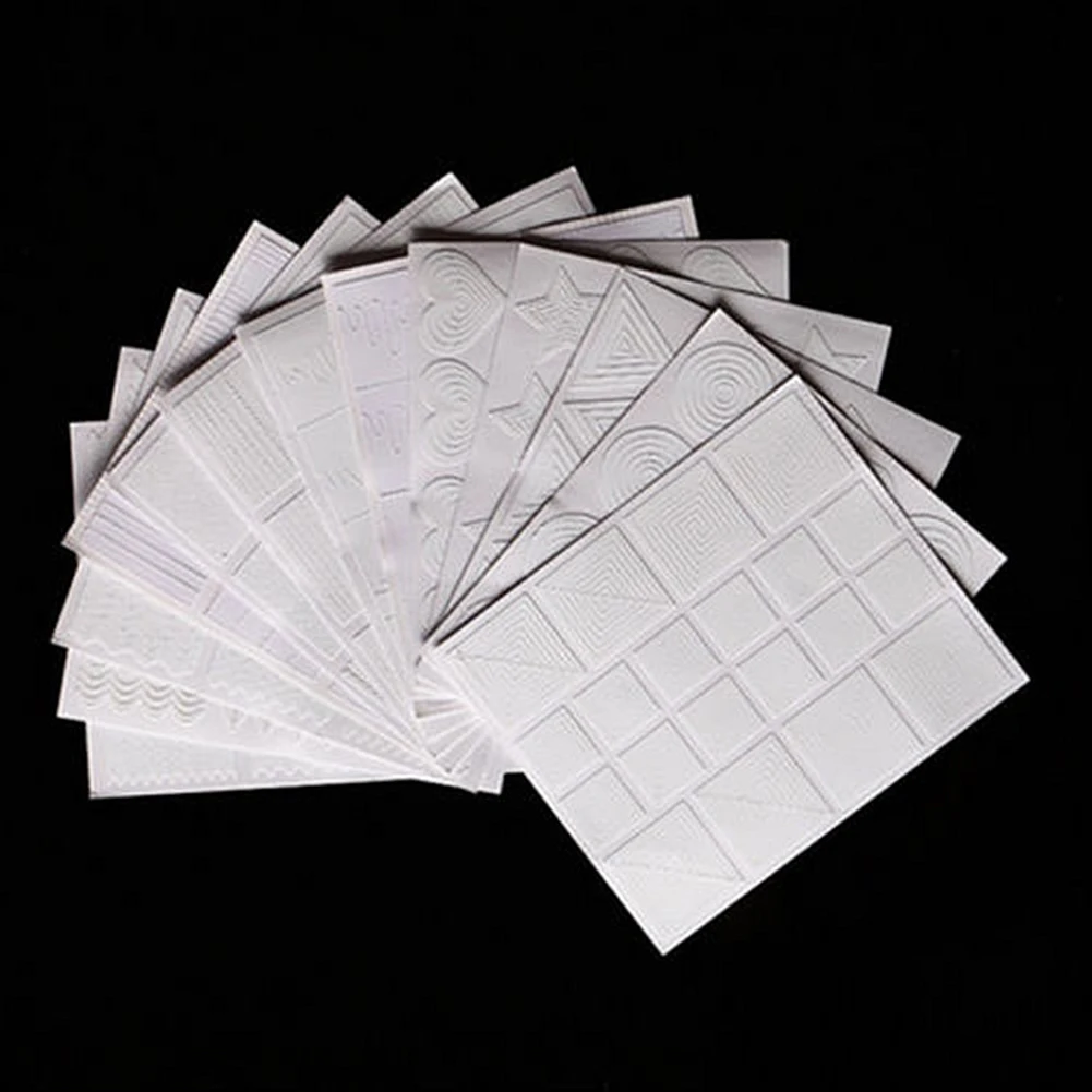 Новинка наклейки для ногтей смешанный дизайн 12 шт./компл. модный простой в