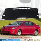 Крышка приборной панели, защитный коврик для Toyota Corolla E140 140 2007  2013, автомобильные аксессуары, приборная панель, искусственная кожа, защита от УФ-лучей, коврик для приборной панели