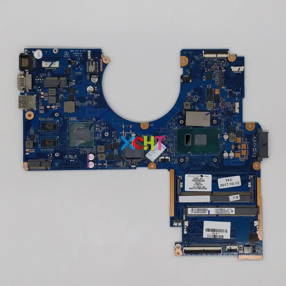 

for HP Pavilion 15-AU165CL 15T-AU100 15-au139TX 913604-601 DAG34AMB6D0 w i7-7500U 940MX 2GB Laptop Motherboard Mainboard Tested