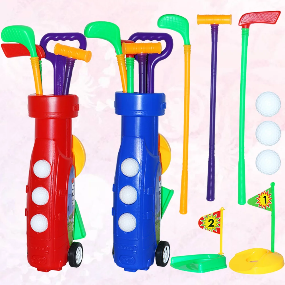 

1 Set of Children Club Toys Mini Trolley Game Sports for Kids Children (Large Club Container for Random Color)