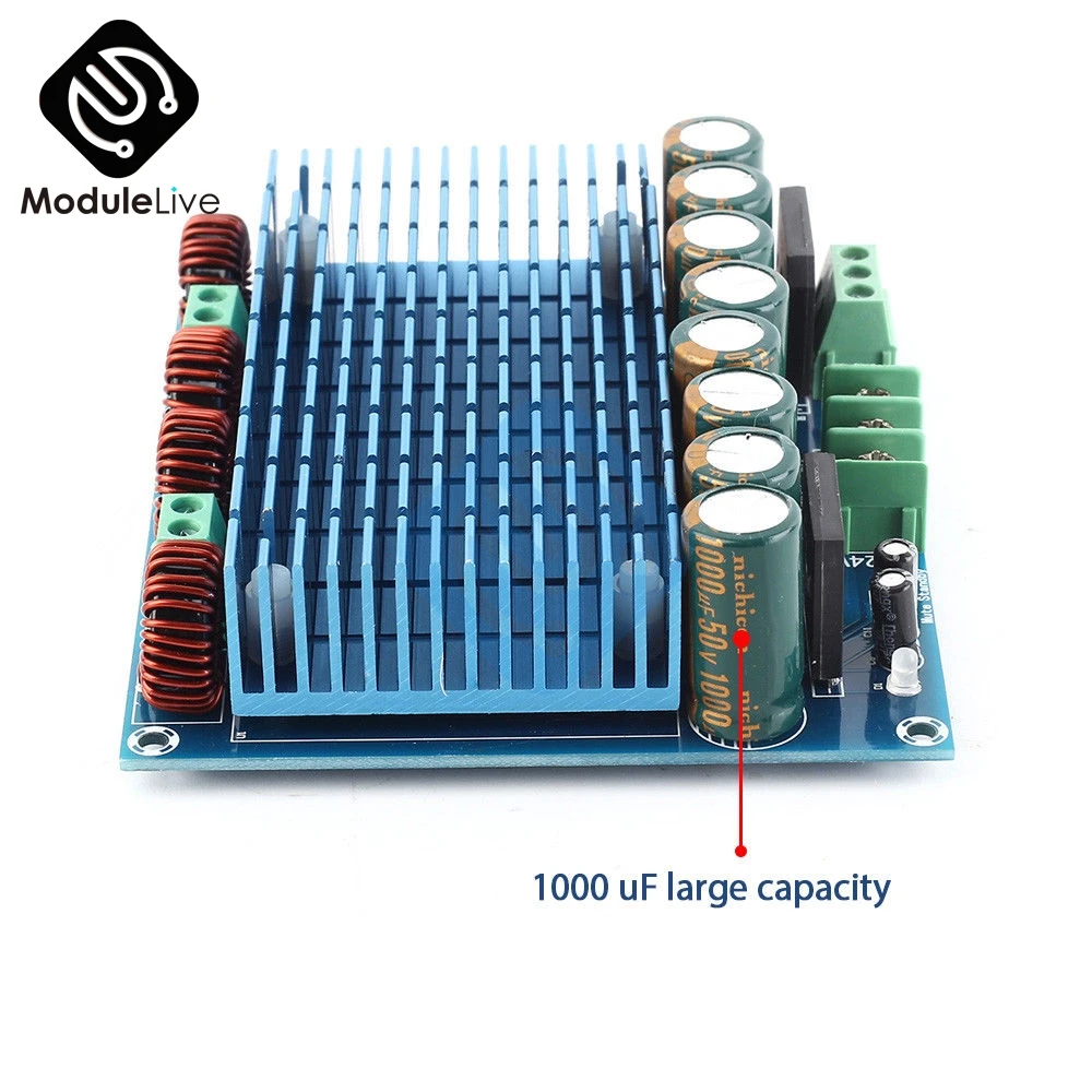 XH M252 TDA8954TH AC 24V сверхмощный модуль цифрового усилителя стерео двухчиповый
