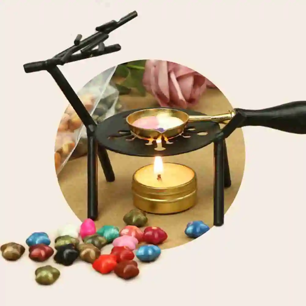 

100pcs Retro Wax Seal Beads Vintage Sealing Wax Tablet Pill Beads Wax Seal Granule Envelope Wedding Ancient Sealing Clear Stamp