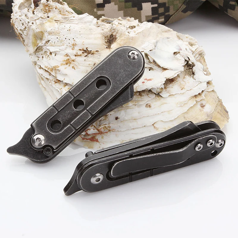 Портативный мини многофункциональный складной нож кольцо для ключей кемпинга