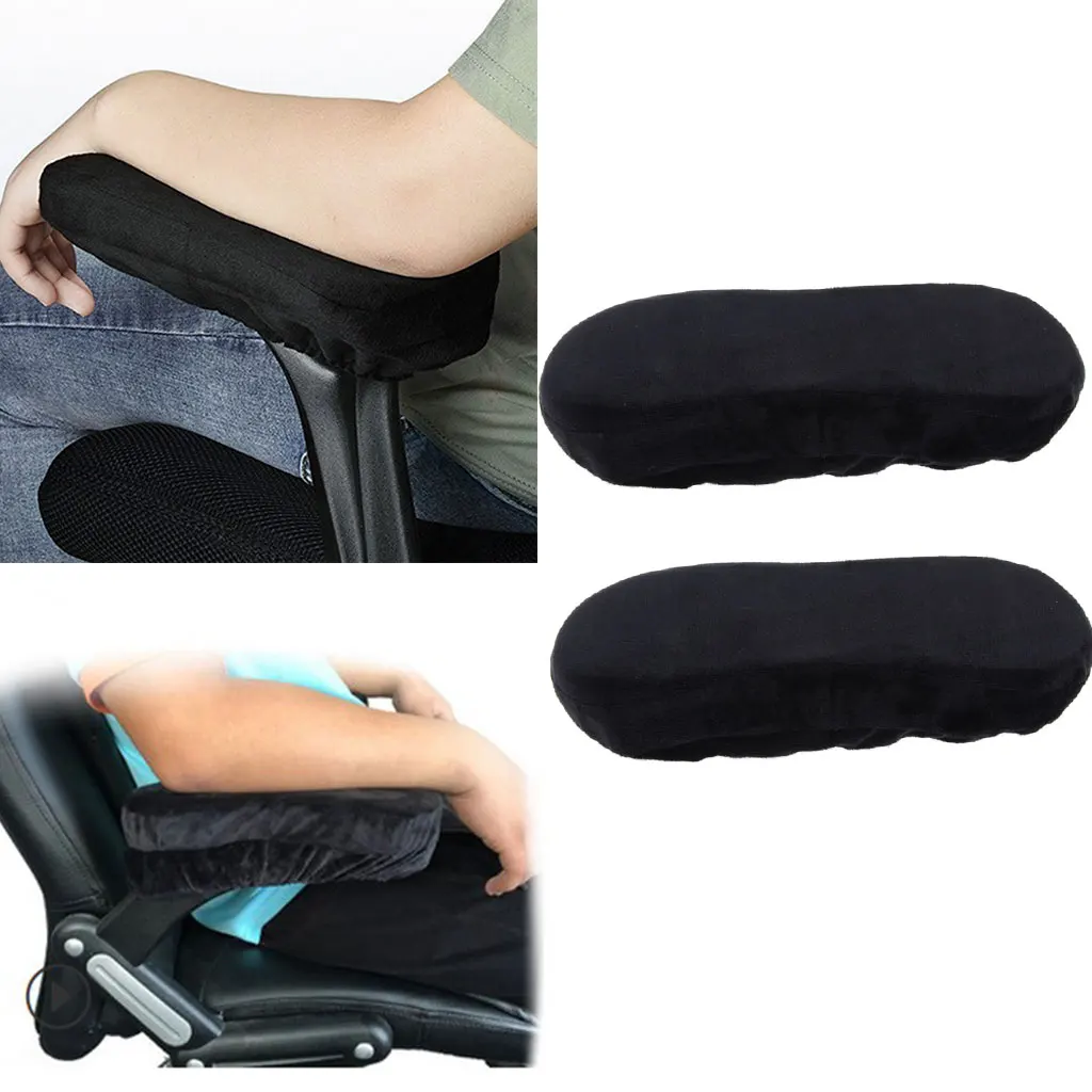 

1 Pair Durable Foam Elbow Pillow Arm Rest Cover Chair Armrest Cushion Pads