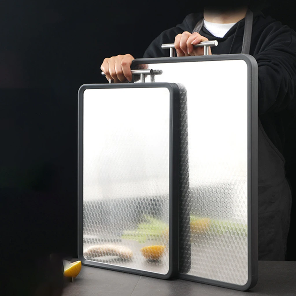 

316 Stainless Steel Chopping Board Chopping Plate Mildewproof Heavy Duty Meat Vegetables Fruit BBQ Food Prep