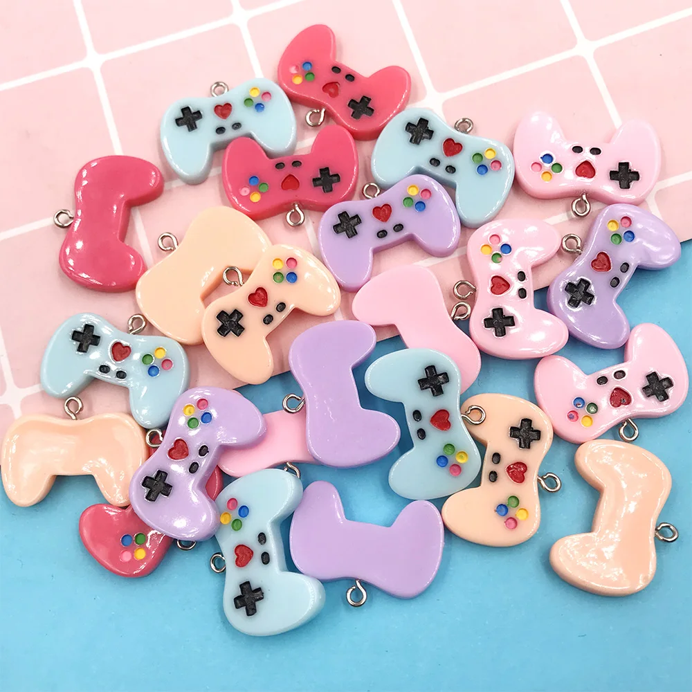 10 шт./лот миниатюрный игровой контроллер с плоской задней стороной кабошон