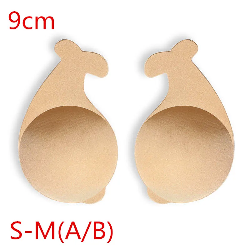 beige S-M S-xxxl накладки на грудь чаша для питья для кроликов полное покрытие пуш-ап невидимый бюстгальтер многоразовый клей бюстгальтер плюс подъем интимный для вечерние платья - Цвет: beige S-M