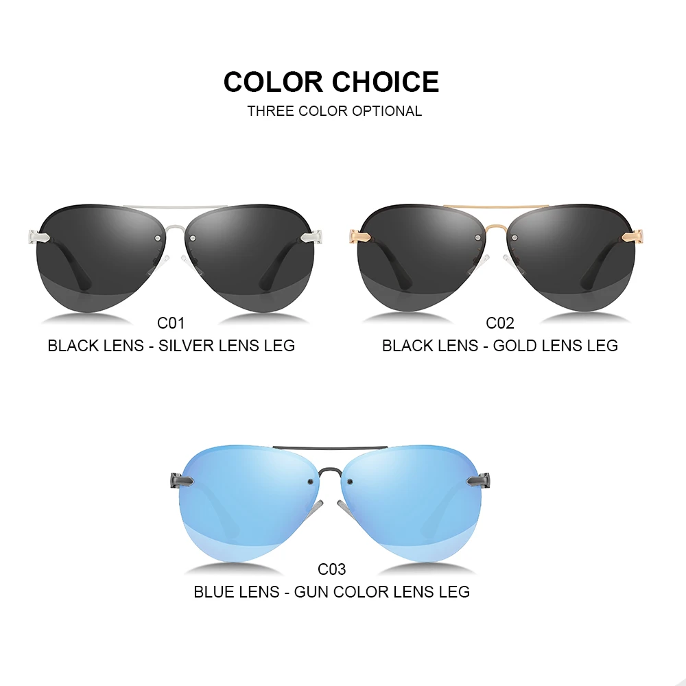 FANKEPOLO new men's retro sun eye round metal polarizer luxury brand designer sun eye black driving mirror goggles fashion