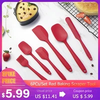 6pcs heat resistant silicone cookware set nonstick cooking tools kitchen baking tool kit utensils for cake decorating kitchen