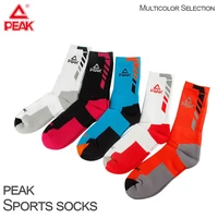 peak professional basketball socks men cycling breathable road bicycle outdoor sports racing sport socks middle tube w14907
