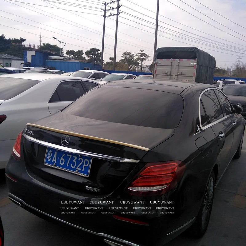 UBUYUWANT для Mercedes Benz W213 AMG 2015 2018 спойлер из АБС пластика задний багажника E