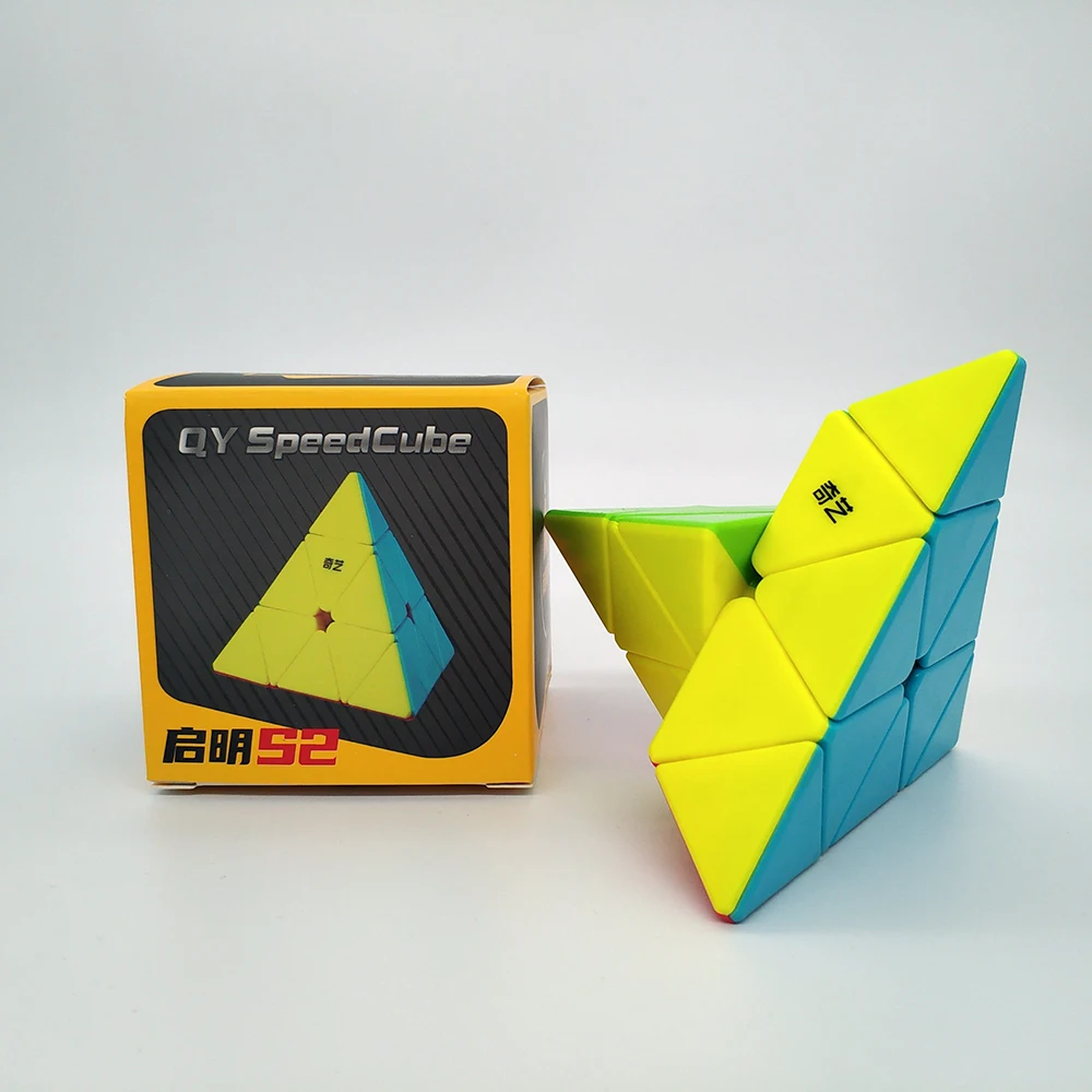 QiYi QiMing S2 Пирамида 3x3 магический куб профессиональные кубики magicos детские игрушки