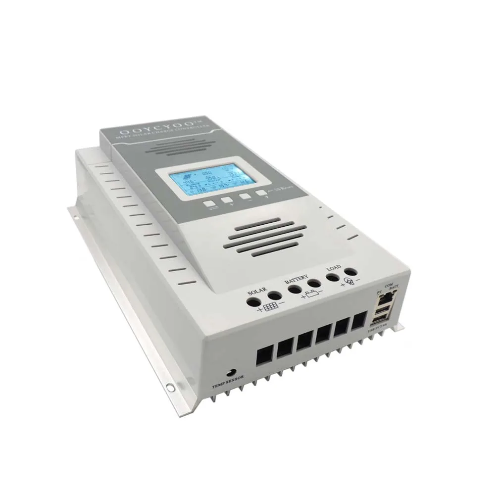 Контроллер заряда солнечной батареи MPPT 60 А 80 100 12 В 24 ЖК-дисплей и USB-выход 5 для