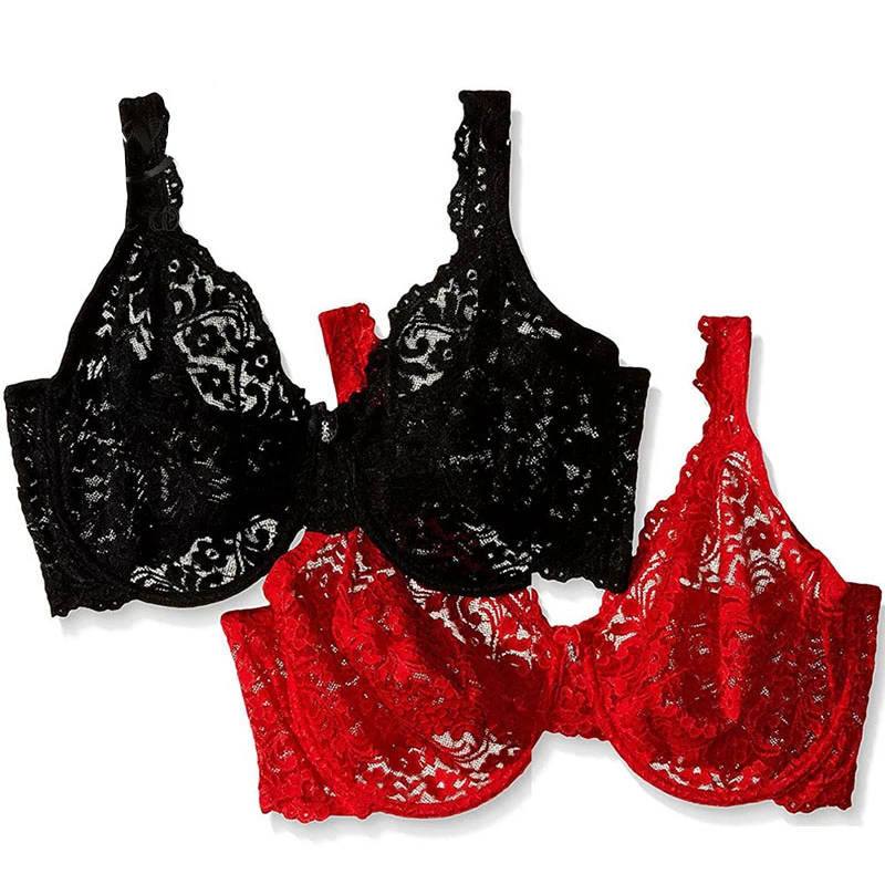 Женский кружевной бюстгальтер пуш ап на косточках с чашкой B обхват груди 70 90