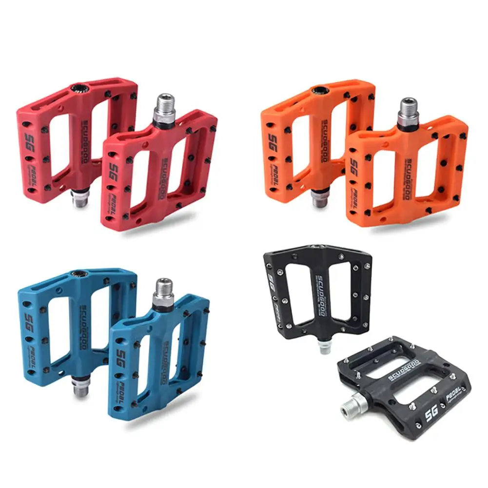

Ultra-light Nylon Fiber Mountain Bike Bicycle Bearing Flat PedalsRoad Bike Bearing Pedals Bicycle Bike Parts Bicicleta