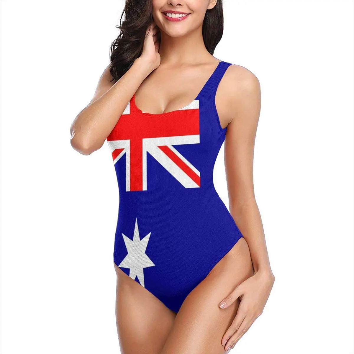 

Women's One-Piece Swimsuits Flag Of Australia Backless Bikini Sexy Girl Summer Pool Swimwear Bathing Suit
