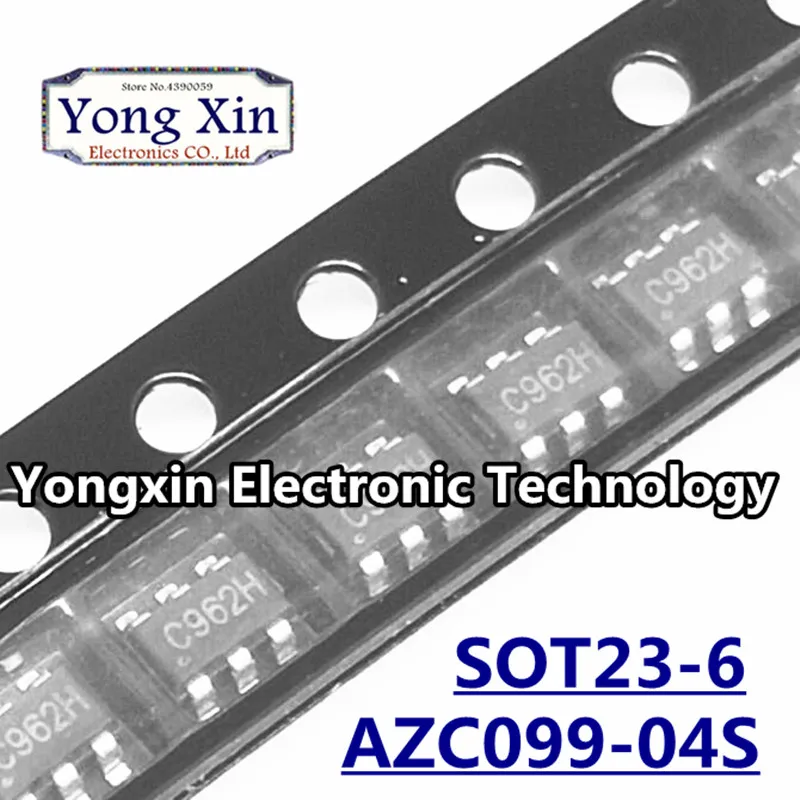 10 шт. AZC099 04S R7G отпечаток C96GH SOT23 6 E электростатический защитный