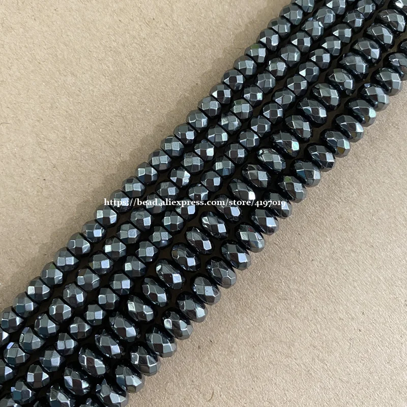 Бесплатная доставка натуральный камень без магнитных граненых форма Рондель