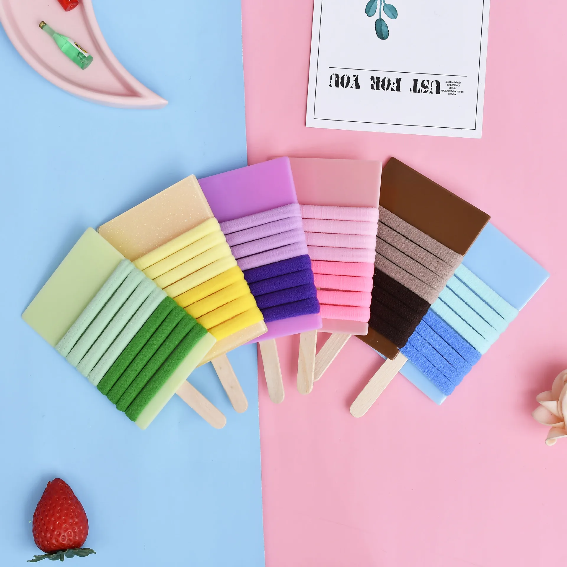 

Резинки для волос Детские, ярких цветов, (6, шт./пакет)