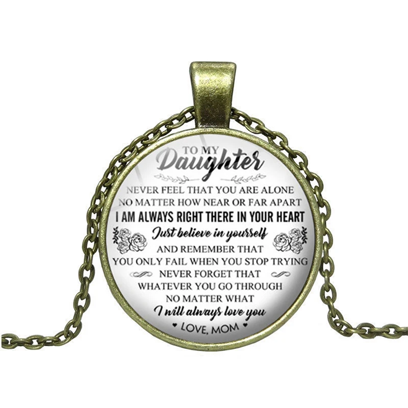 Ожерелье с лунным камнем и буквами для женщин мужчин модное ювелирное изделие