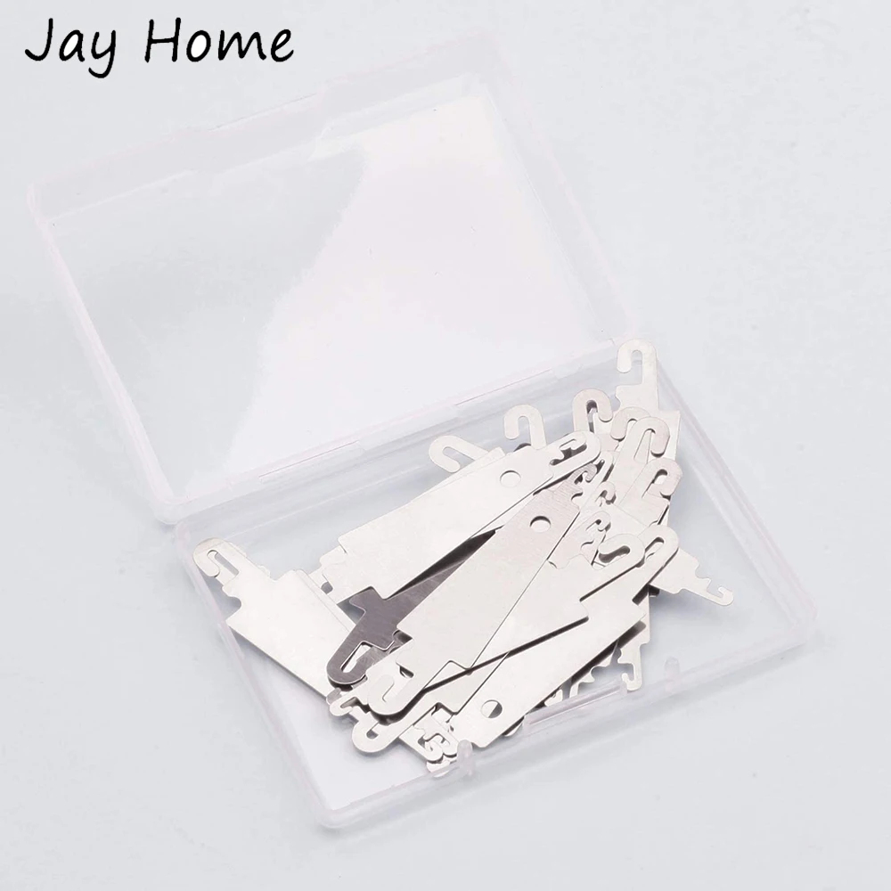 10-50Pcs Stainless Steel Needle Threader Embroidery Cross Stitch Threading Tools for Large Eye Needles Sewing Needlework | Дом и сад