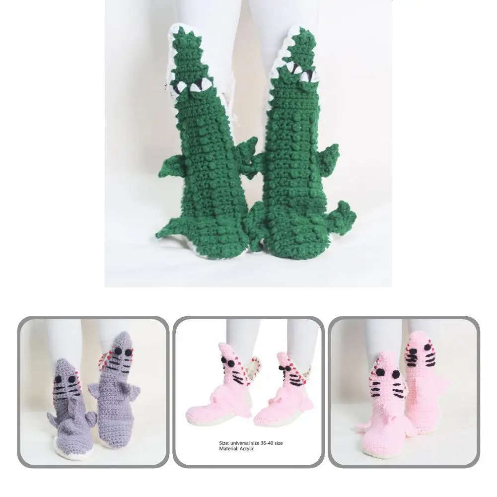 

1 Pair Indoor Socks Chic Unisex Lovely Animal Shape Grippers Socks Warm Socks for Sleeping