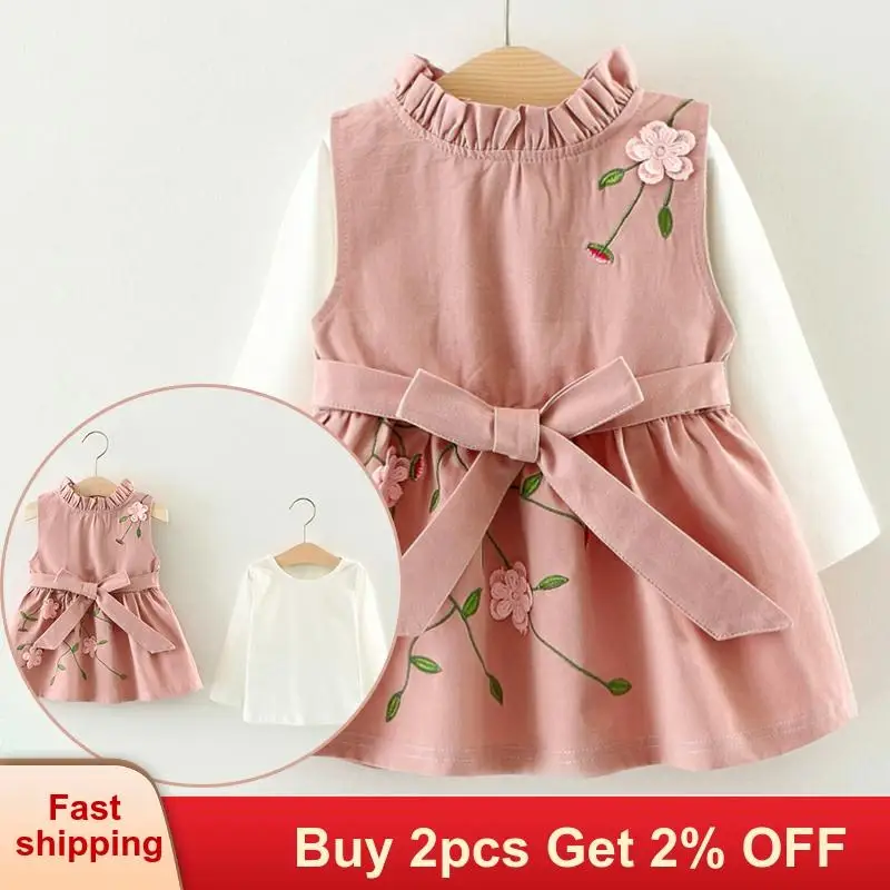 Платье для маленьких девочек Mayfair осеннее платье принцессы с длинным рукавом +