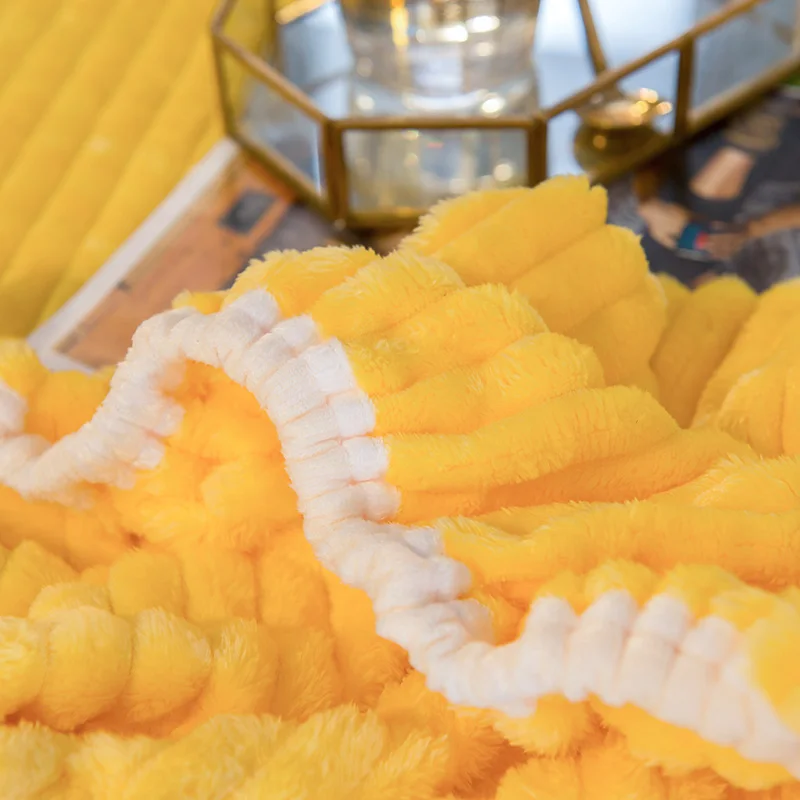 Зимние плюшевые чехлы для матраса коралловые фланелевые бархатные льняные