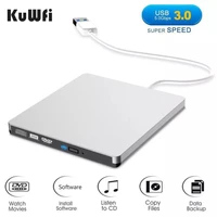kuwfi external usb 3 0 dvd burner writer recorder dvd rw optical drive cddvd rom player mac os windows xp7810