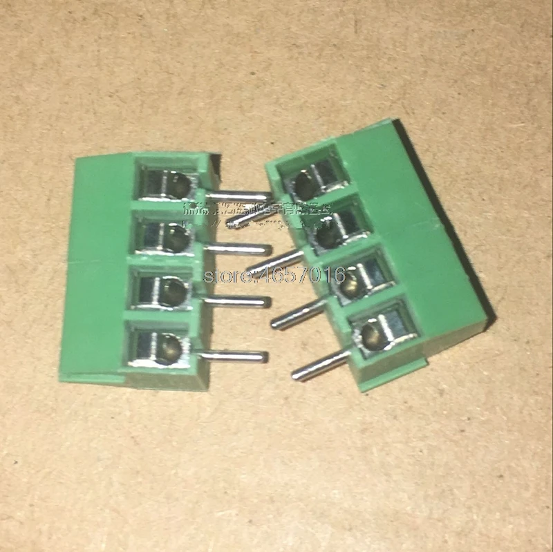 

100 шт., KEFENG Φ KF350, 4 контакта, 3,5 мм, прямой контактный разъем PCB, винтовой клеммный блок, СОЕДИНИТЕЛЬ ROHS