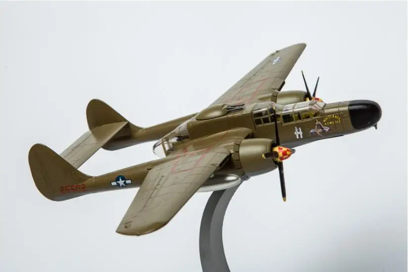 AF1 Northrop P-61A Black Widow USAAF 4221 NFS #42-25502 Skippy/Nocturnal Nemesis Tacloban 1/72 литье под давлением модель