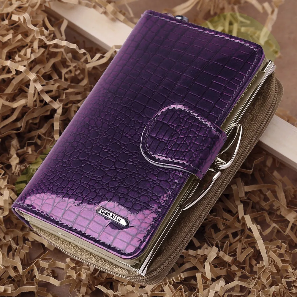 Женская кожаная сумка на молнии для карт тоут Женский кошелек