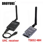 Мини-приемник Droyuke 5,8G FPV UVC, передача видео OTG + TS832, 48 каналов, 600 мВт, беспроводной аудиовидео передатчик для телефона VR Android