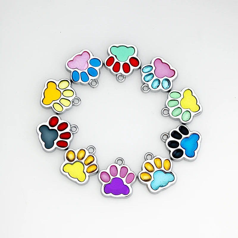 50 шт./лот подвеска-ожерелье подвеска Подвески конфетных цветов Собака Кошка