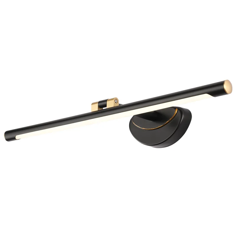 

American Black Bathroom Wall Light Moisture-Proof Toilet Mirror Cabinet Lamp Bedroom Cosmetic Miror Lighting