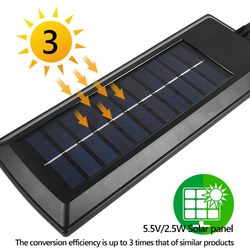 Светильник уличный на солнечной батарее с пультом дистанционного управления