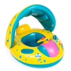Детское плавающее кольцо, надувной плавающий круг для младенцев, плавательный круг для бассейна, Безопасный детский плавающий Регулируемый телефон, лодка для детей