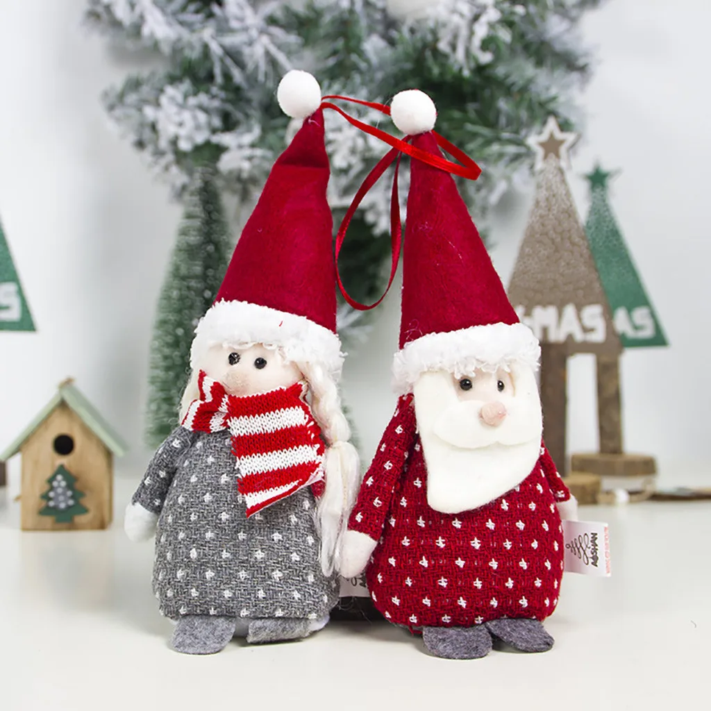 Рождественская елка креативное украшение подвеска милый Санта Клаус снеговик