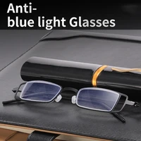 lightweight narrow side frame portable double sided coating reading glasses 0 75 1 1 25 1 5 1 75 2 2 5 2 75 to 4