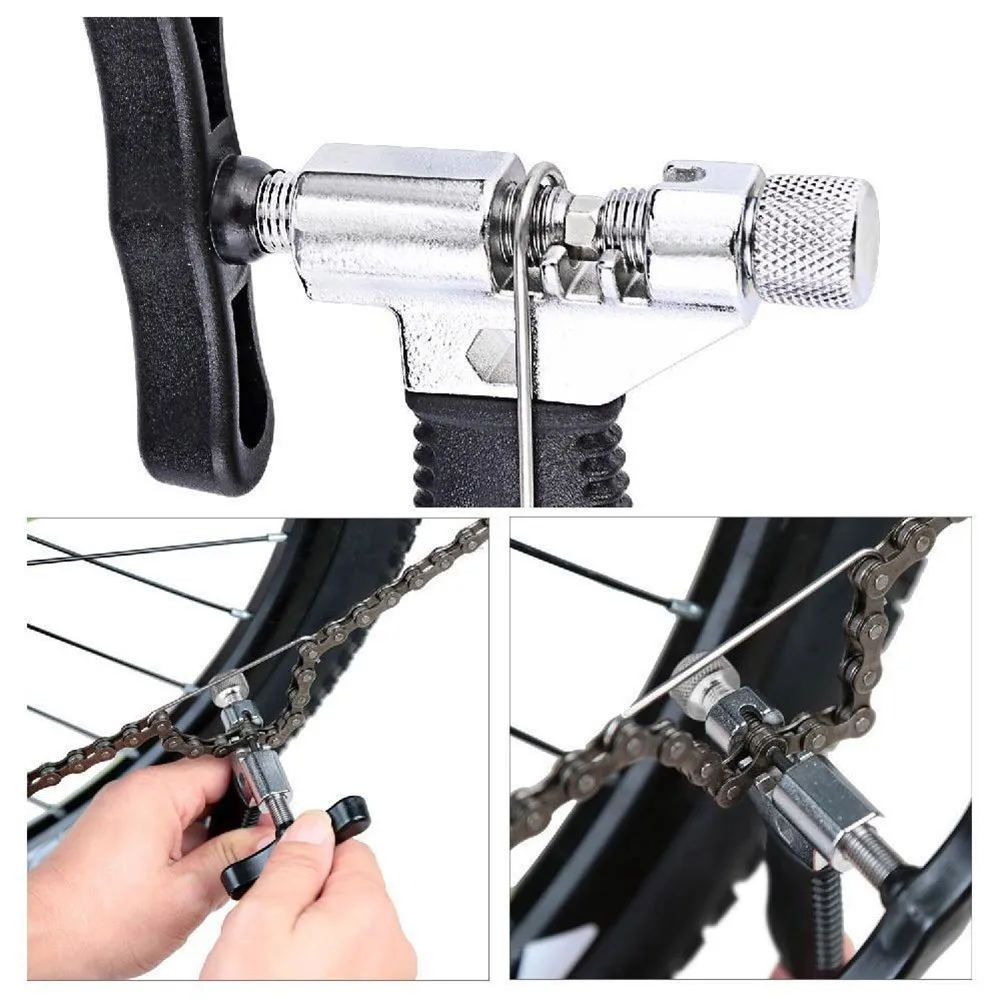 

Bicycle Chain Repair Tools Kit 9 In1 Link Plier Breaker Wear Indicator Tool Bicycle Tool Kit Carbon Stee Bicycle Repair Tool