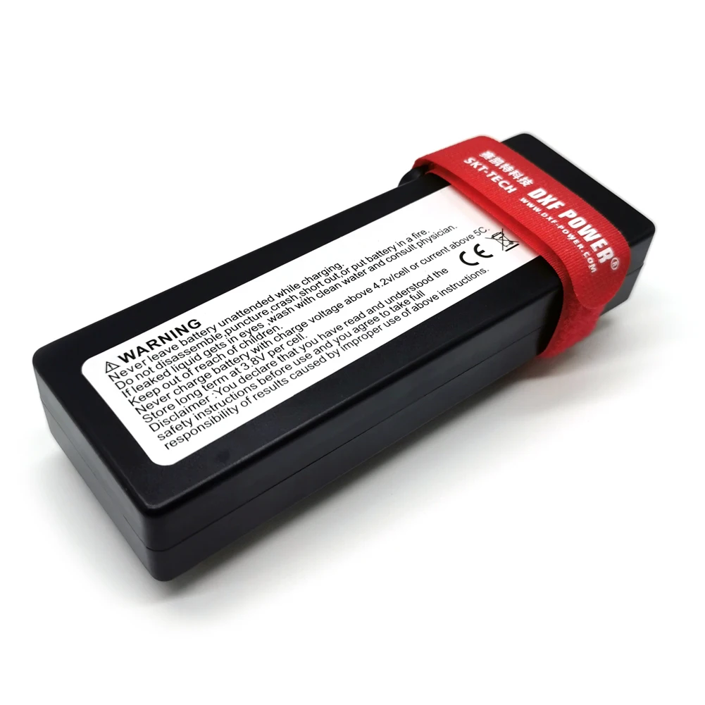 Жесткий Чехол для аккумулятора DXF 2S 7 4 V 6500mAh 60C макс. 120C Deans/T XT60 XT90 XT90S TRX 2 шт.