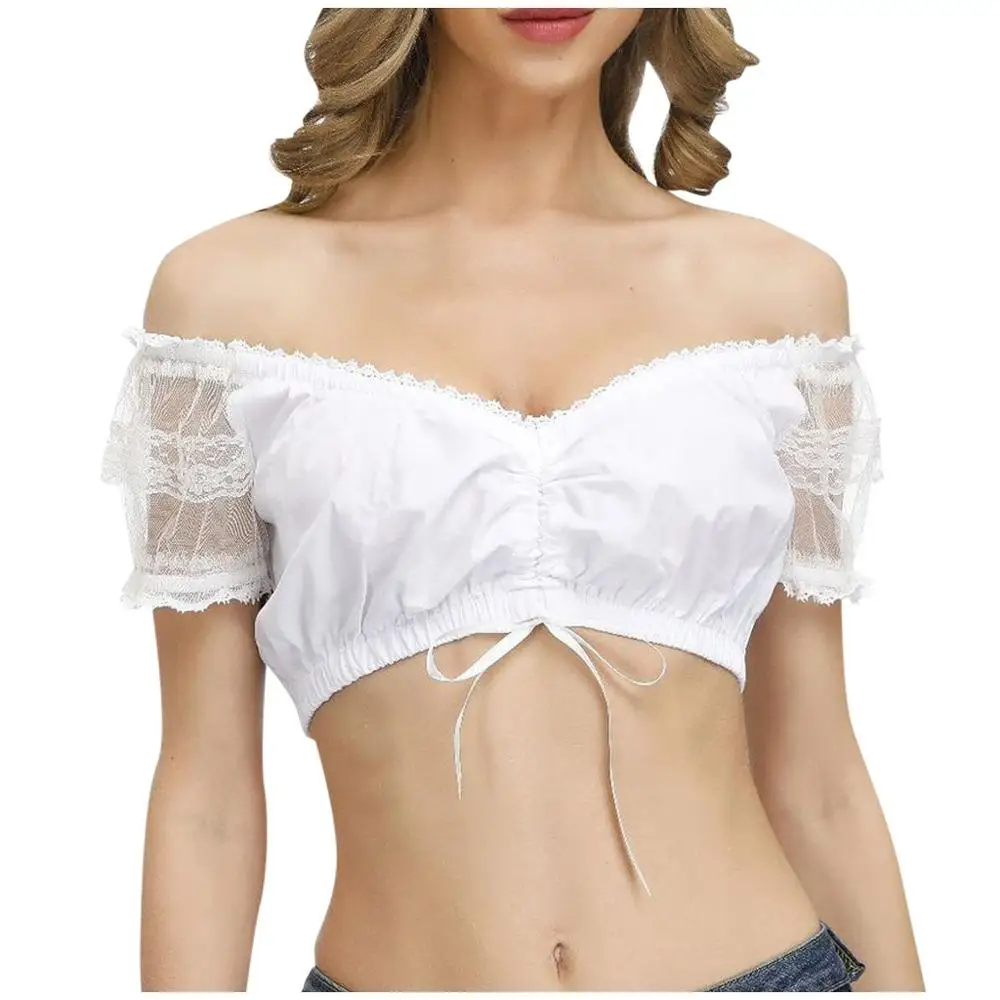 Кроп Топ женский летний пляжный с V образным вырезом и вырезом|Футболки-поло| |