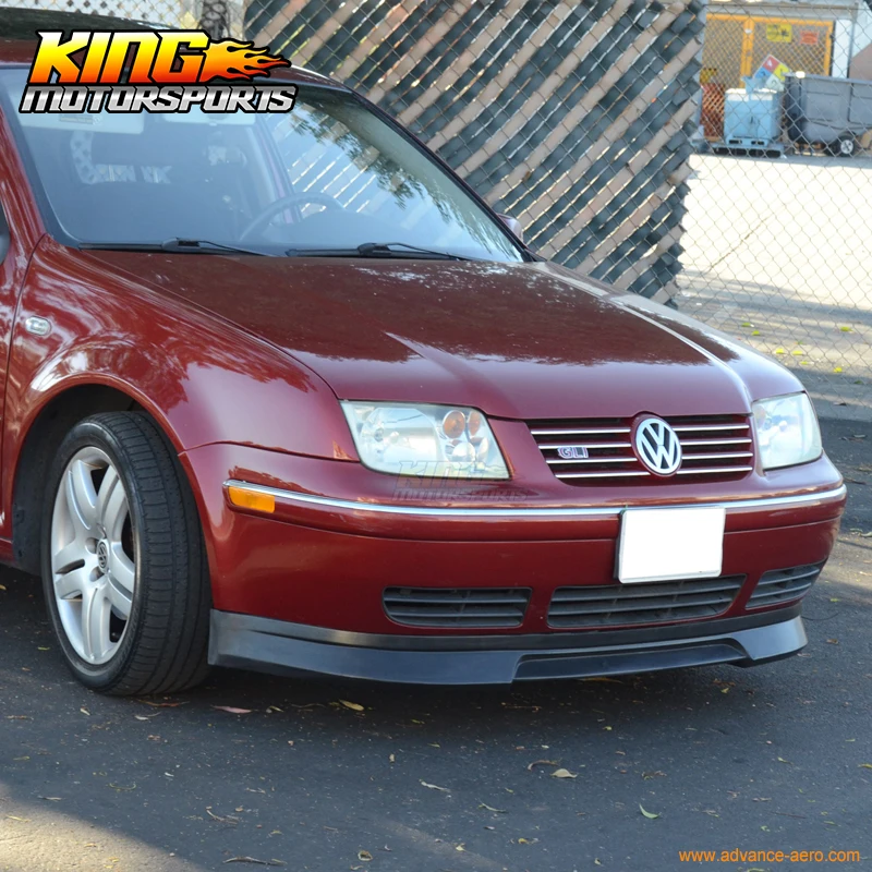 Подходит для 99 04 Volkswagen VW Jetta MK4 Bora передний бампер спойлер type B поли уретан|bumper lip
