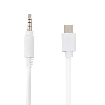 Аудиокабель с разъемом Micro Usb на гнездо 3 5 мм разъем для наушников аудиоадаптер