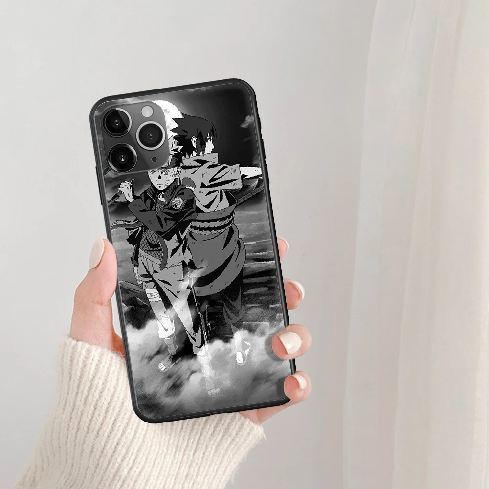 

Anime Naruto Sasuke Uzumaki Phone Case For IPhone 5 5S SE 5C 6 6S 7 8 Plus X XS XR 11 12 Mini Pro Max 2020 black Shell Tpu