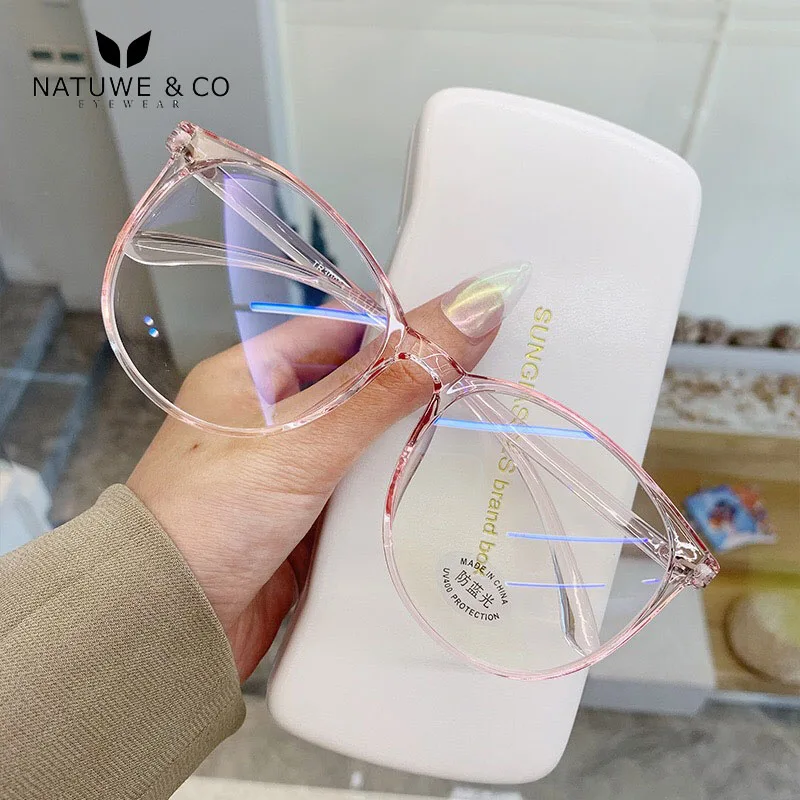 

TR90 Fashion Anti Blue Light Optical Frames Gaming Glasses Transparent Color Blue Blocking Eyeglasses Black Soft Glasses