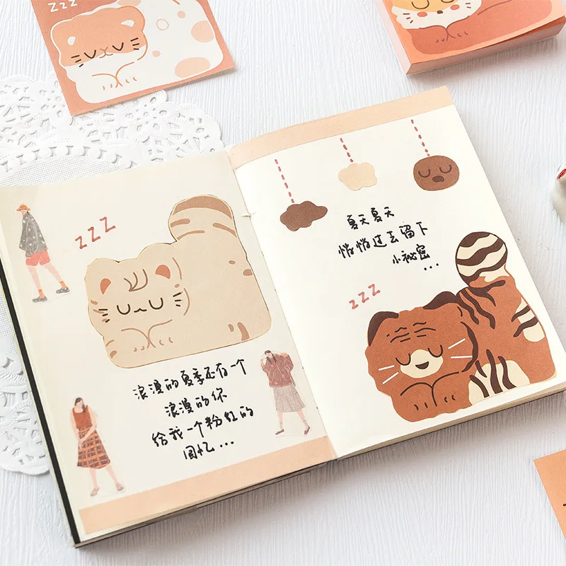 100 листов блокноты для записей с милыми животными собака лиса тигр|Блокноты| |