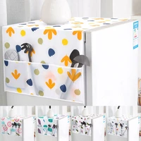 colorful household fashion refrigerator poet dust cloth dust proof cover multipurpose home textile washing hine cover