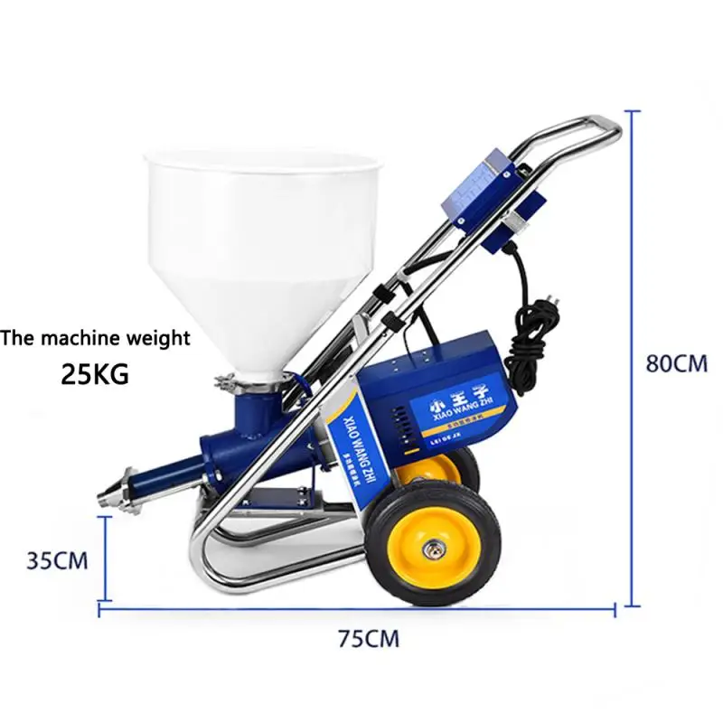 

High Pressurea Paint Spraying Machine Industrial Putty Cement Grouting Spraying Machine Multifunctional 220V 1800W